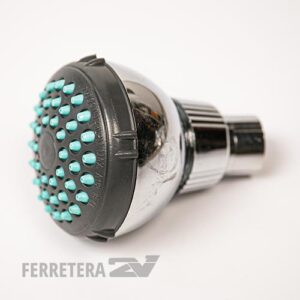 Lluvia plástica articulada cromada Antisarro Grande*