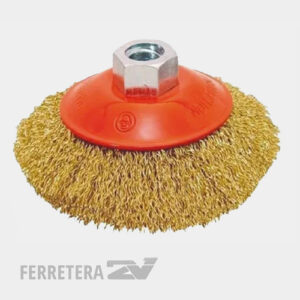 Cepillo Disco 100 mm. Rizado para Amoladora*