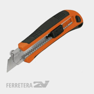 Cutter Retractil 18 mm -PRO -GOMA*