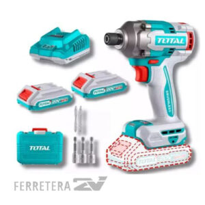 Atornillador de Impacto 1/4 20v TIRLI2028-4 TOTAL *