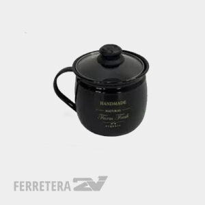 Jarro Hervidor 14 cm. c/tapa Enlozada DECO*