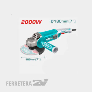 Amoladora Angular 2000w/180mm INDUSTRIAL TG12018026-4 TOTAL *
