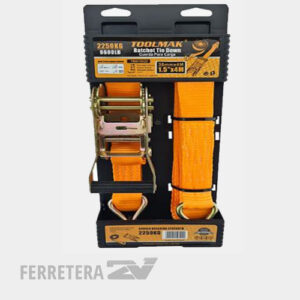 CINTA AMARRE CATRACA 38 mm.x4m. 2250 kgs.*