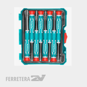 Set de 8 destornilladores de precisión INDUSTRIAL THT250826 TOTAL *