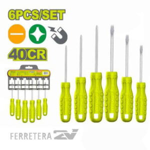 SET DE 6 DESTORNILLADORES 40cr DTSS2206 DYLLU*