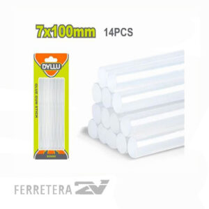 SET DE BARRAS DE SILICONA 7mm. 14 pcs. DTGJ3510 DYLLU*