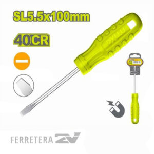 DESTORNILLADOR PLANO  SL 5.5 100mm. 40cr. DTSD3954 DYLLU*