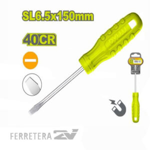 DESTORNILLADOR PLANO  SL 6.5 150mm. 40cr. DTSD3966 DYLLU*