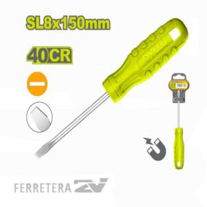 DESTORNILLADOR PLANO  SL 8.0 150mm. 40cr. DTSD3986 DYLLU*