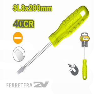 DESTORNILLADOR PLANO  SL 8.0 200mm. 40cr. DTSD3988 DYLLU*