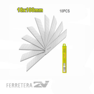 SET DE CUCHILLAS 18X100mm. 10 pcs. DTMK1K09 DYLLU*